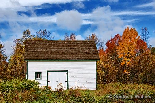 Poonamalie Outbuilding_23122.jpg - Photographed along the Rideau Canal Waterway at Poonamalie Lock near Smiths Falls, Ontario, Canada.